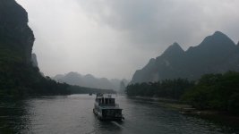 Sailing down the Li River, Guilin